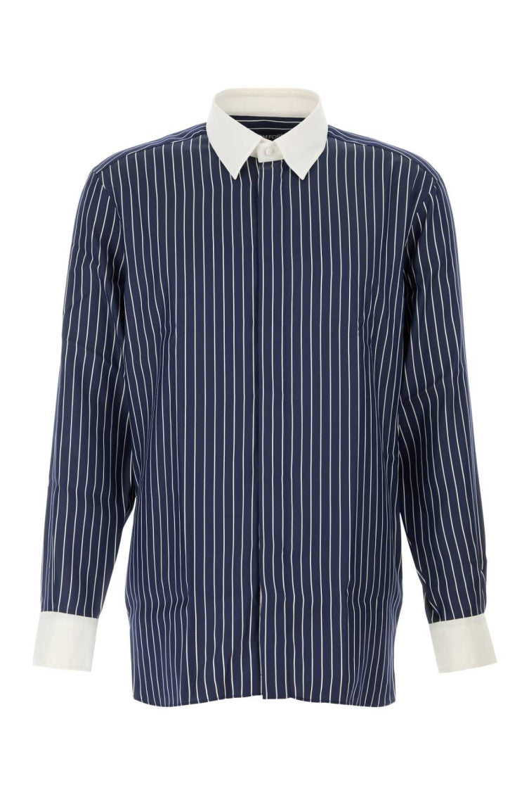 Blue Relaxed Stripes Shirt 1