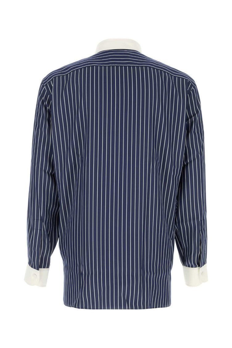 Blue Relaxed Stripes Shirt 2