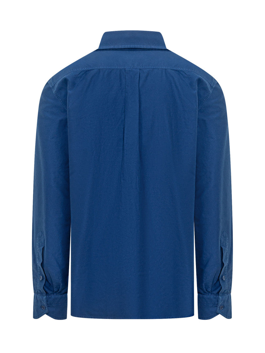 Blue Regular Solid Shirt 2
