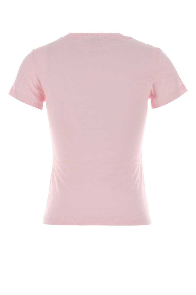 Pink Graphic Crew Neck Top 2
