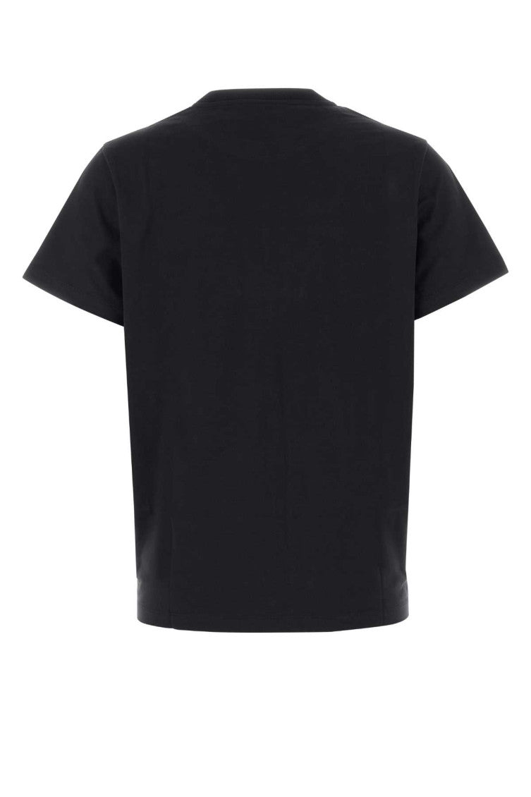Black Graphic Crew Neck Top 2