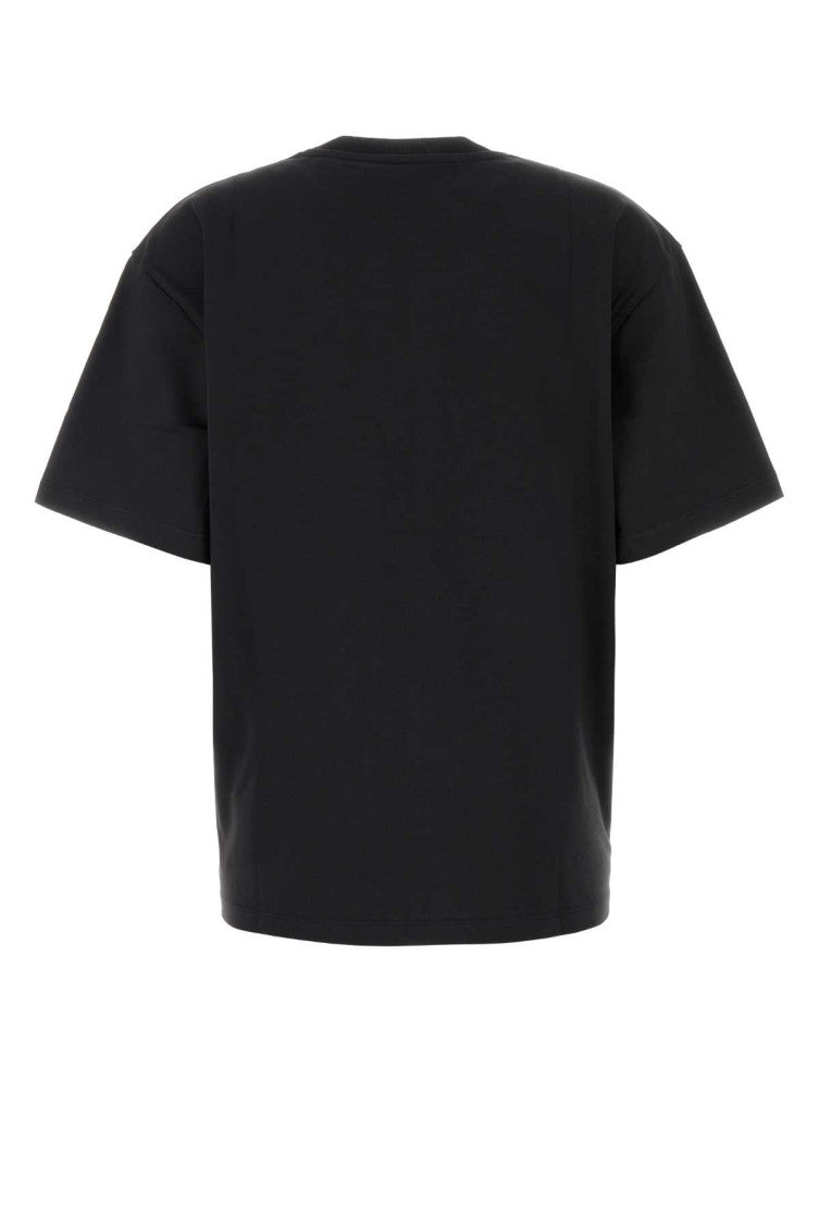 Black Graphic Crew Neck Top 2