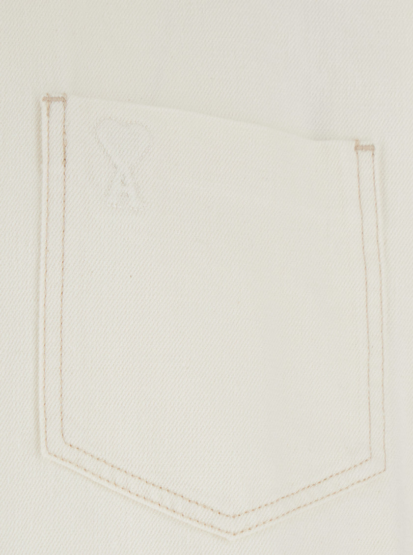 White Relaxed Logo Shirt 3