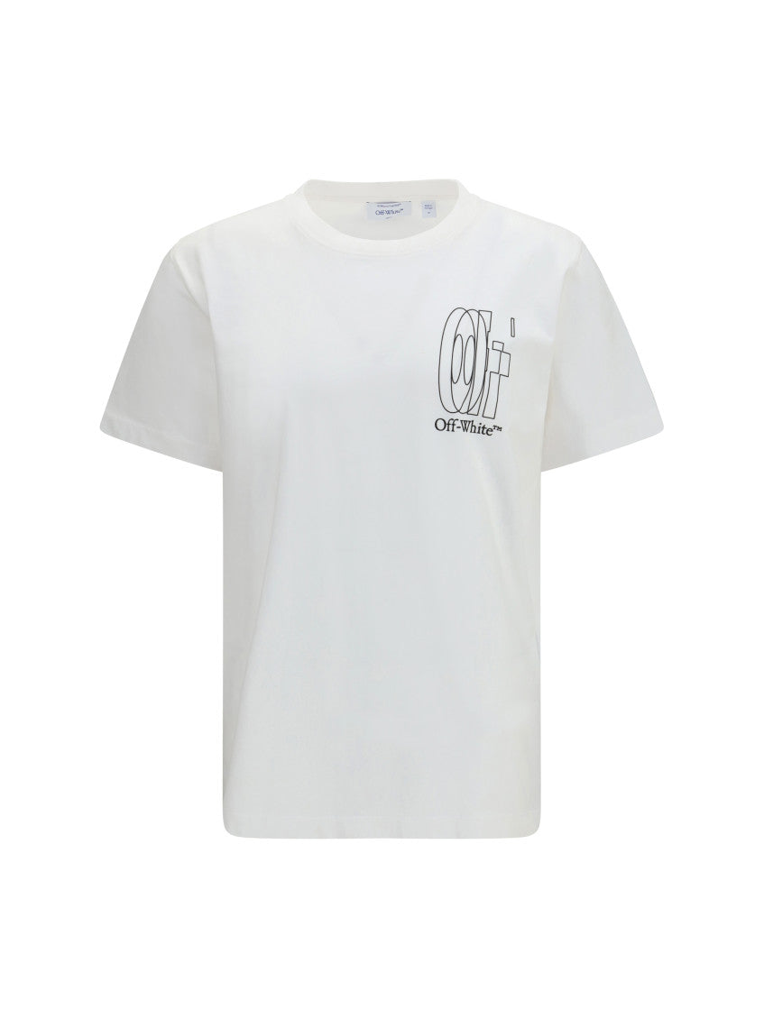 White Crew Neck T-Shirt 1