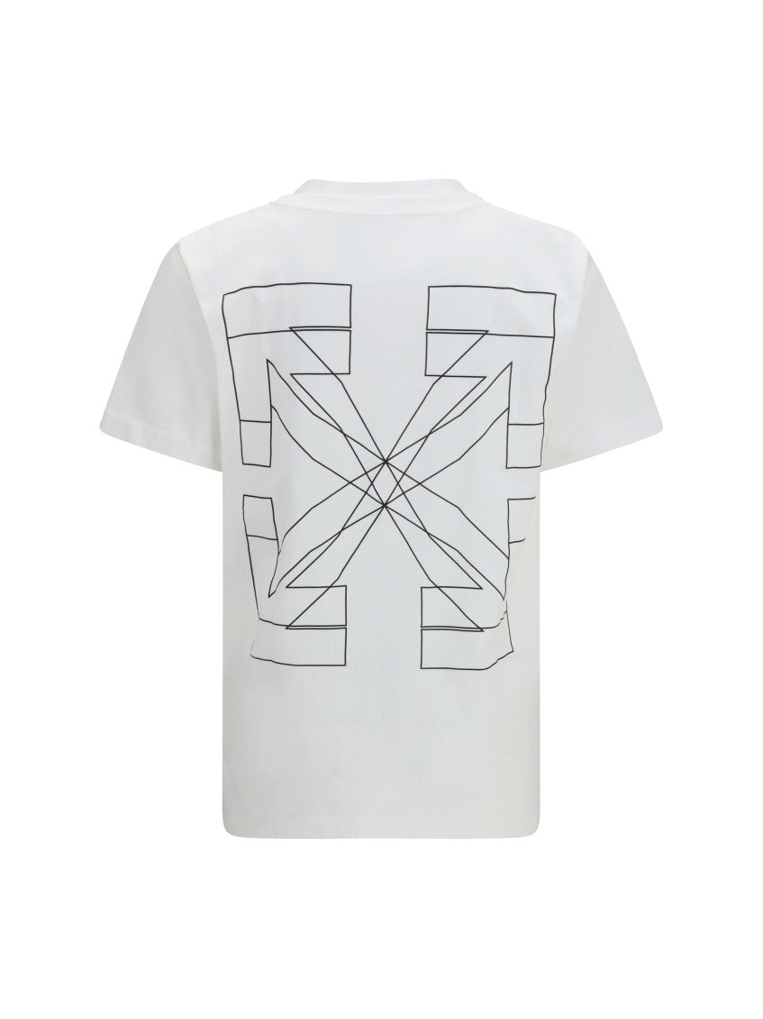 White Crew Neck T-Shirt 2