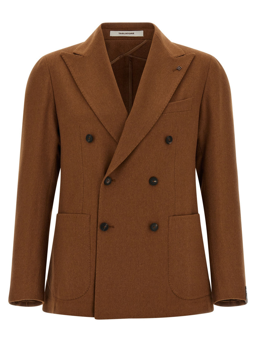 Brown Double Breasted Blazer 1