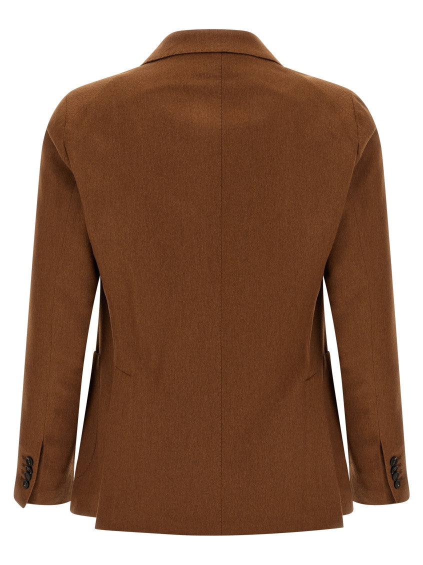 Brown Double Breasted Blazer 2