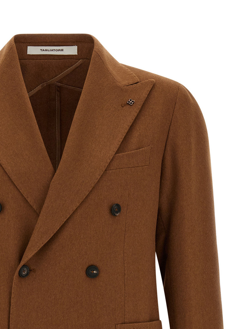 Brown Double Breasted Blazer 3