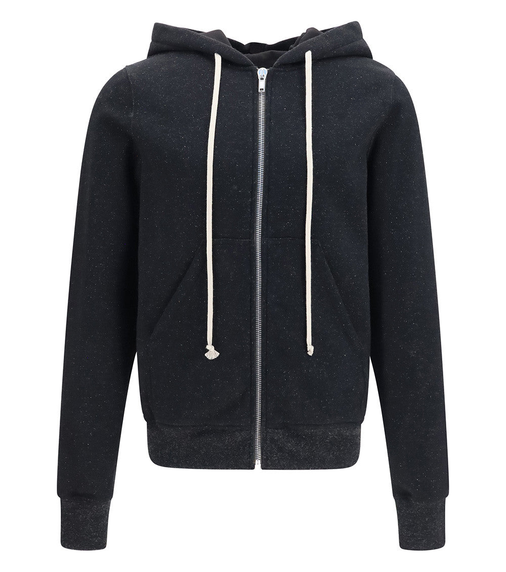 Black Regular Zip Up Hoodie 1