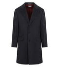 Dark Grey Notched Lapel Coat 1