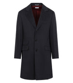 Dark Grey Notched Lapel Coat 1