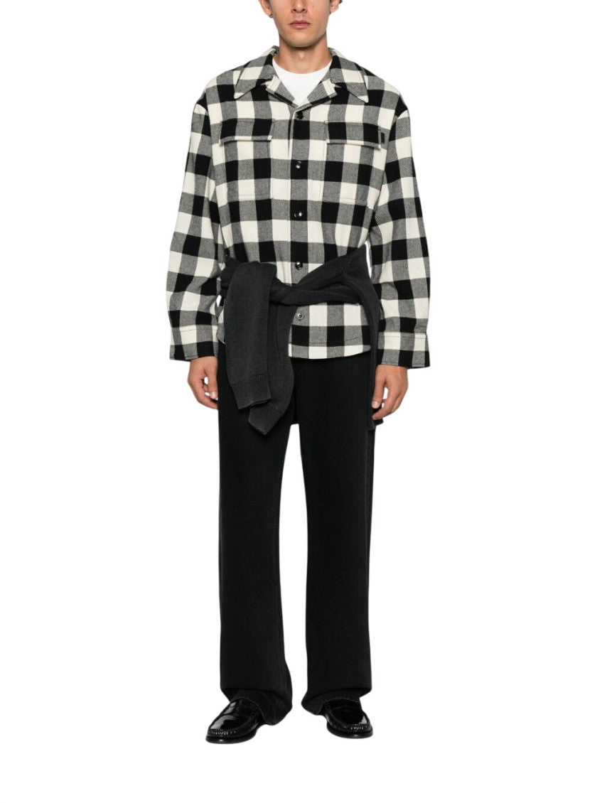 BlackWhite Checked Shirt 1