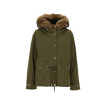 Green Solid Hood Jacket 1
