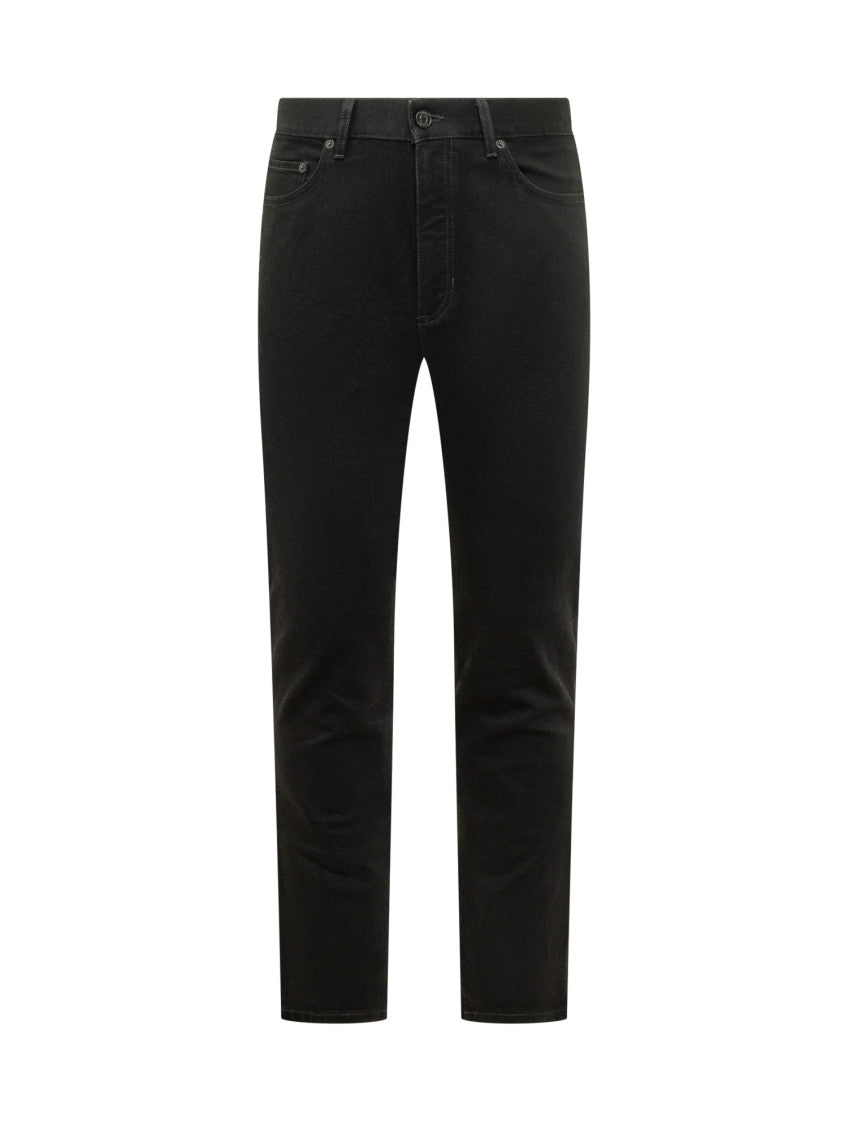 Black Mid Rise Jeans 1