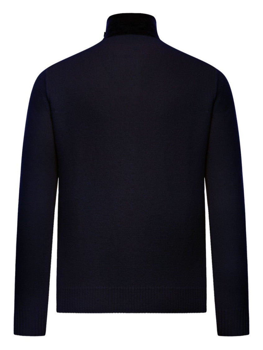 Dark Navy Regular Sweater 2