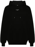 Black Slogan Classique Le Hoodie 1