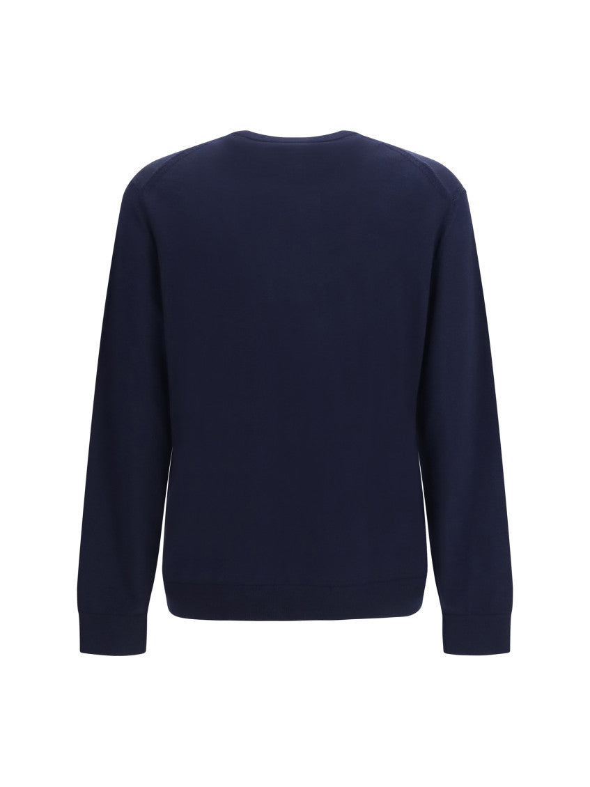 Navy Crew Neck Sweater 2