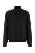 Black Mock Collar Sweatshirt 1