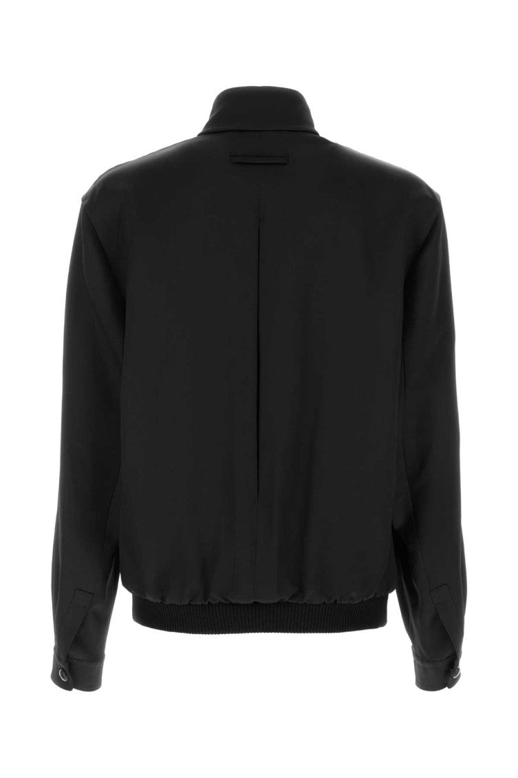 Black Mock Collar Sweatshirt 2