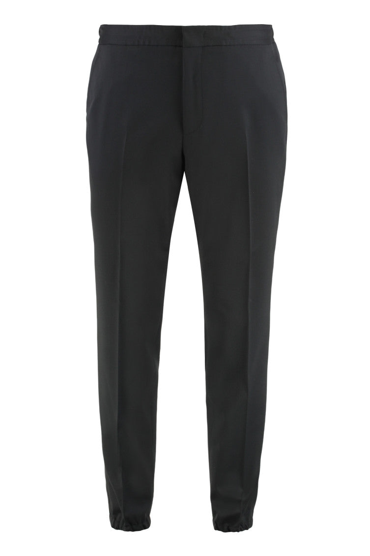 Black Flat Front Pants 1
