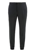 Black Flat Front Pants 1