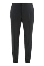 Black Flat Front Pants 1
