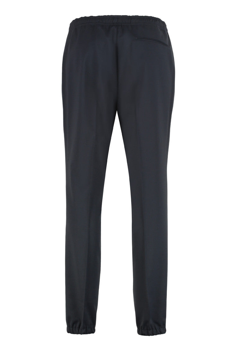Blue Flat Front Pants 2