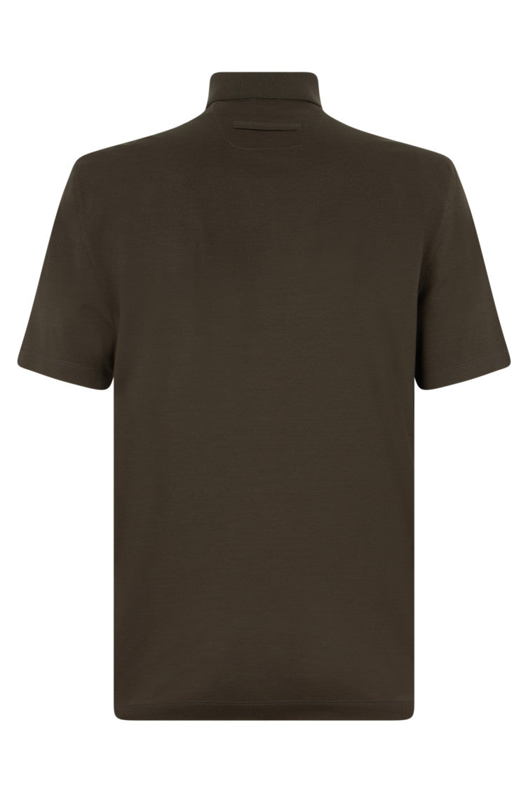 Dark Brown Regular Polo 2