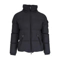 Black Quilted Hood Jacket 1