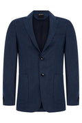 Blue Notched Lapel Blazer 1