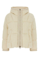 Off White Mock Collar Jacket 1