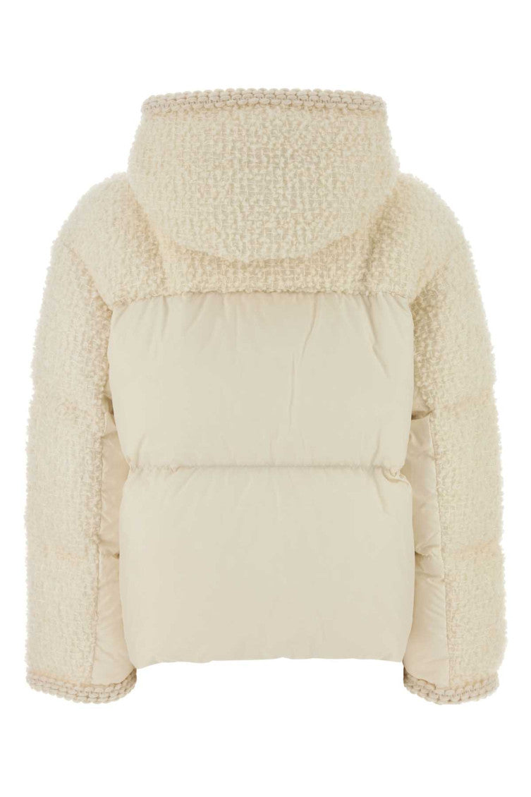 Off White Mock Collar Jacket 2
