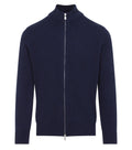Navy Blue Zip Up Cardigan 1