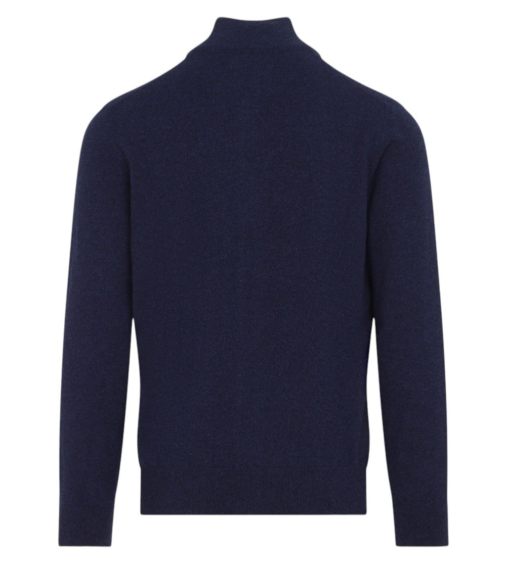 Navy Blue Zip Up Cardigan 2