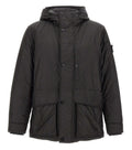 Black Hooded Parka Jacket 1