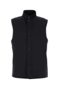 Midnight Blue Sleeveless Jacket 1