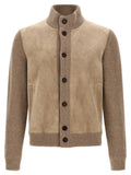 Beige Button-Up Cardigan 1