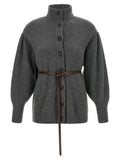 Grey Knitted Turtle Neck Sweater 1