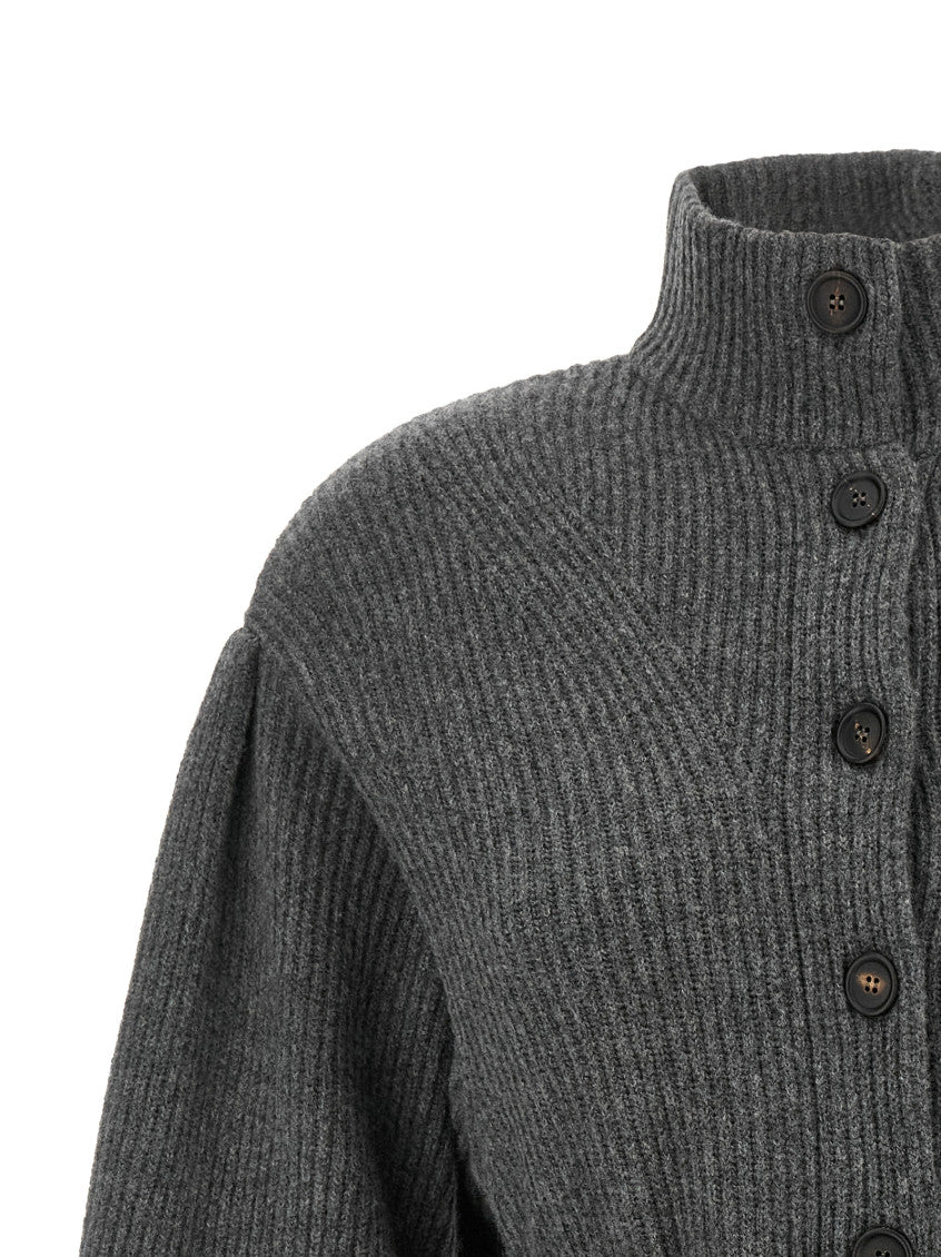 Grey Knitted Turtle Neck Sweater 3
