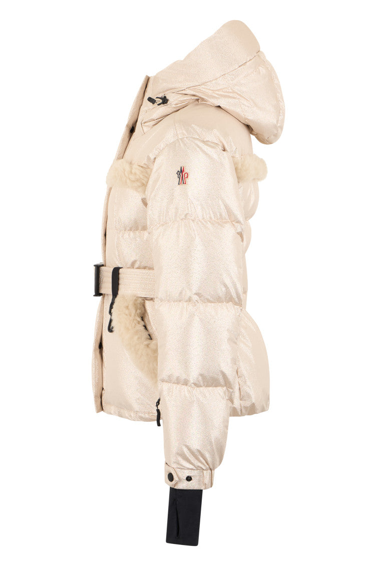 Beige Solid Hood Jacket 3