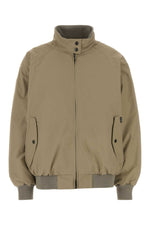 Khaki Mock Collar Jacket 1