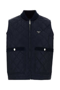 Blue Mandarin Collar Jacket 1