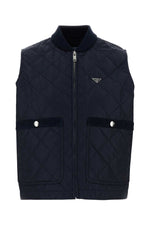 Blue Mandarin Collar Jacket 1