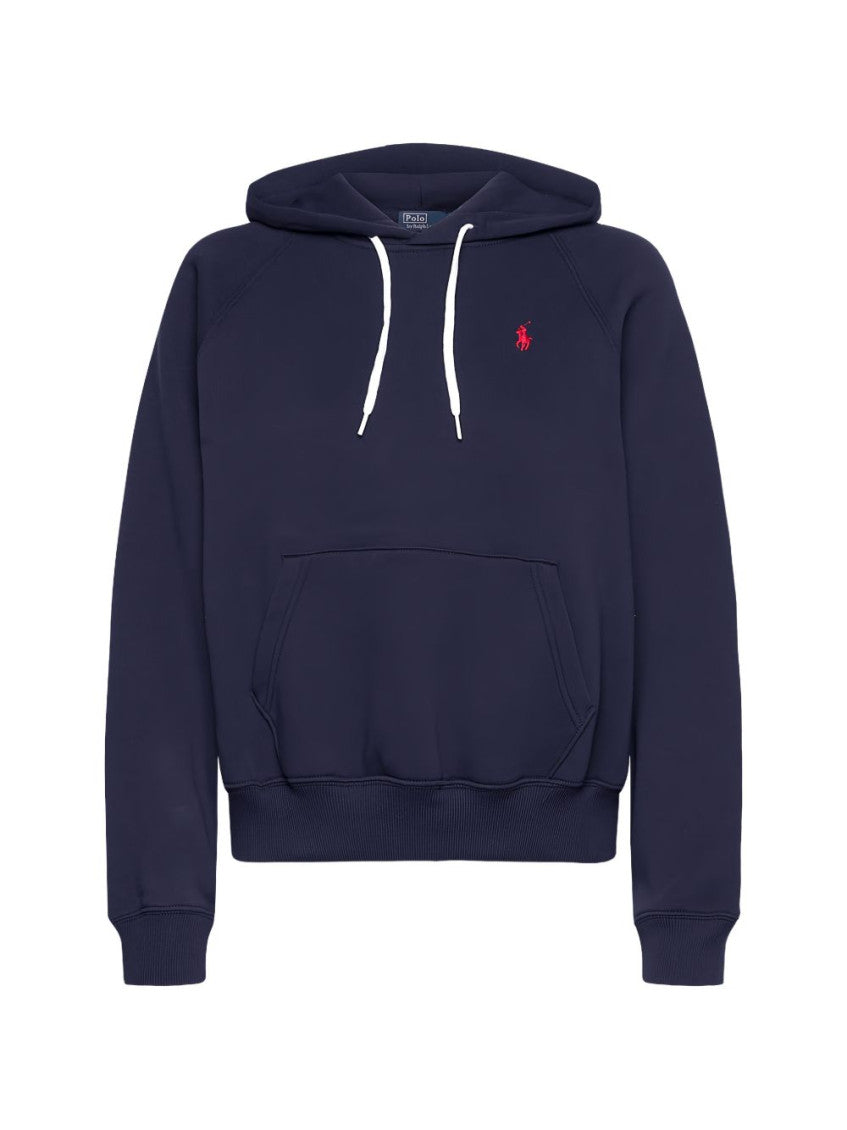 Blue Logo Hood Sweater 1