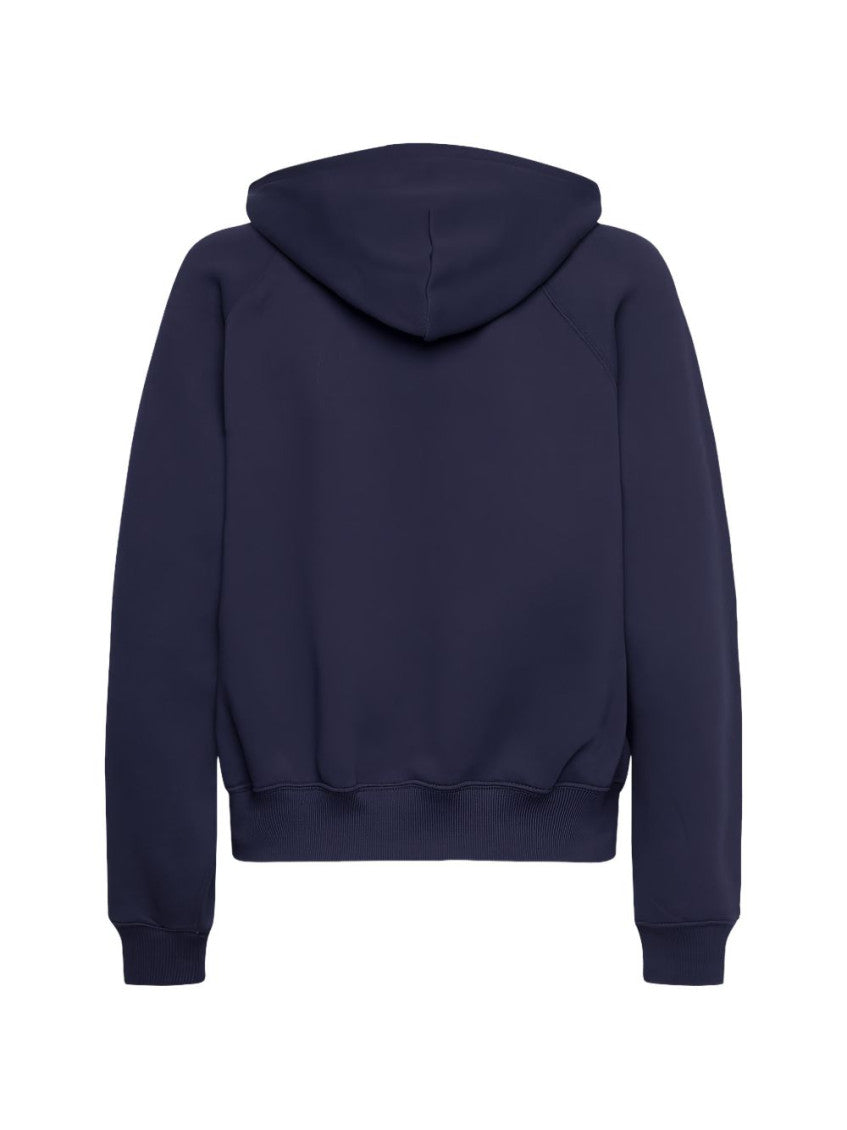 Blue Logo Hood Sweater 2