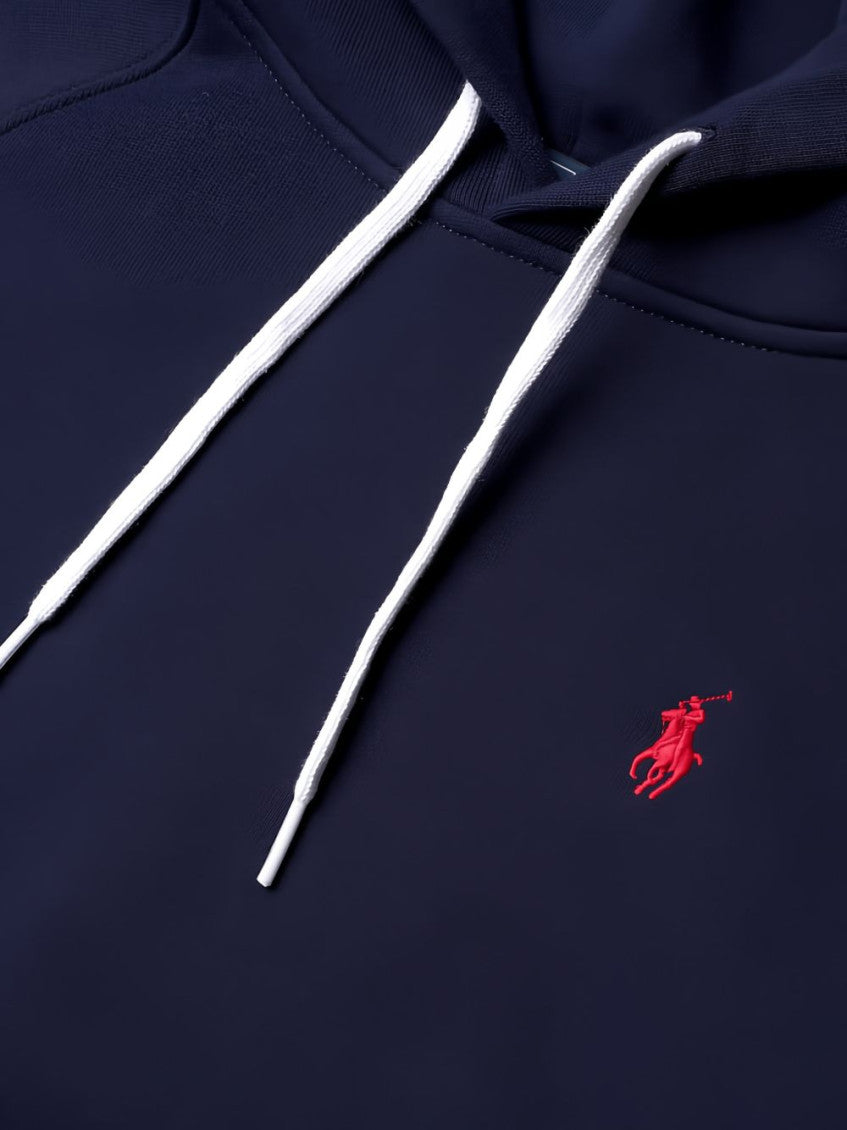 Blue Logo Hood Sweater 3