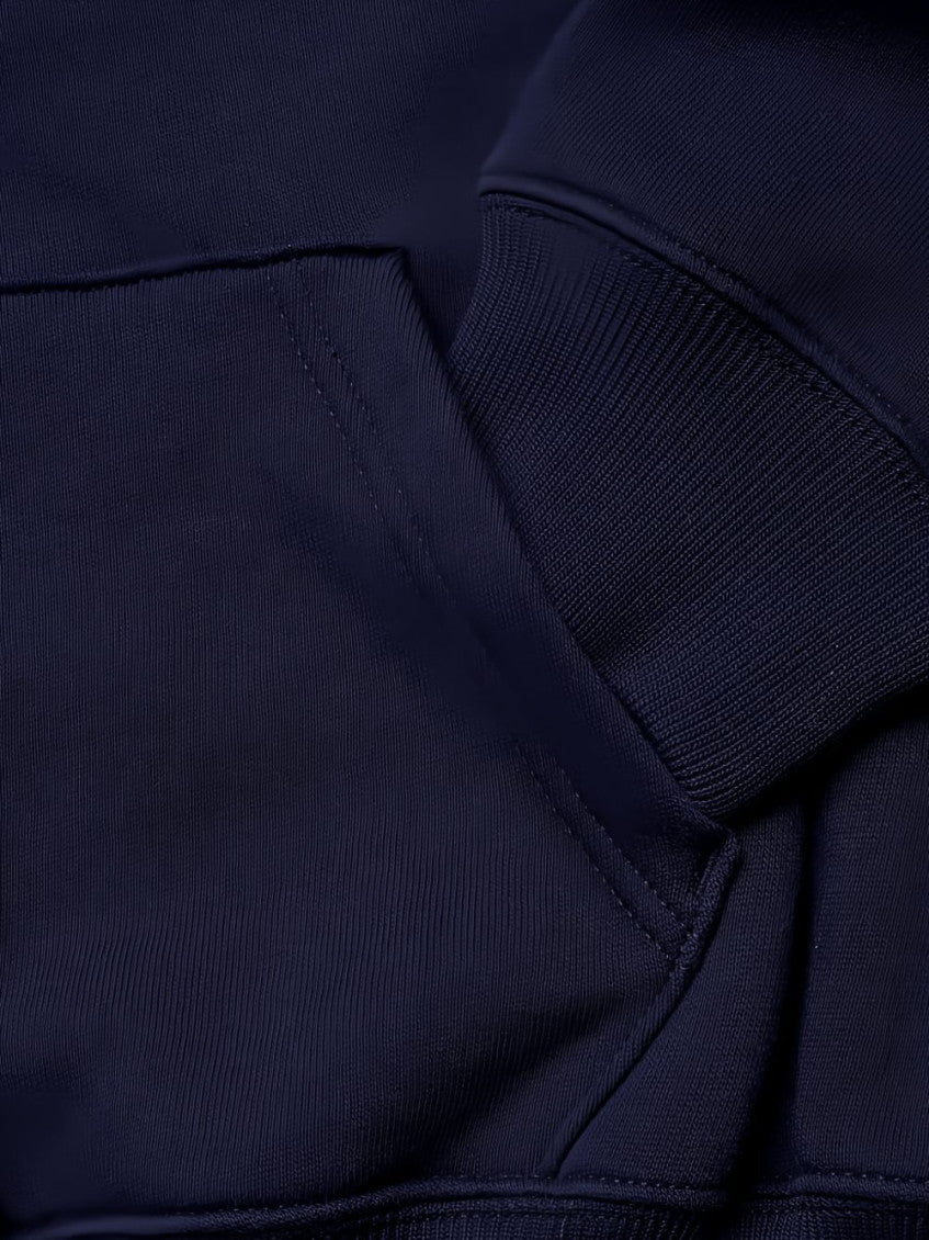 Blue Logo Hood Sweater 4