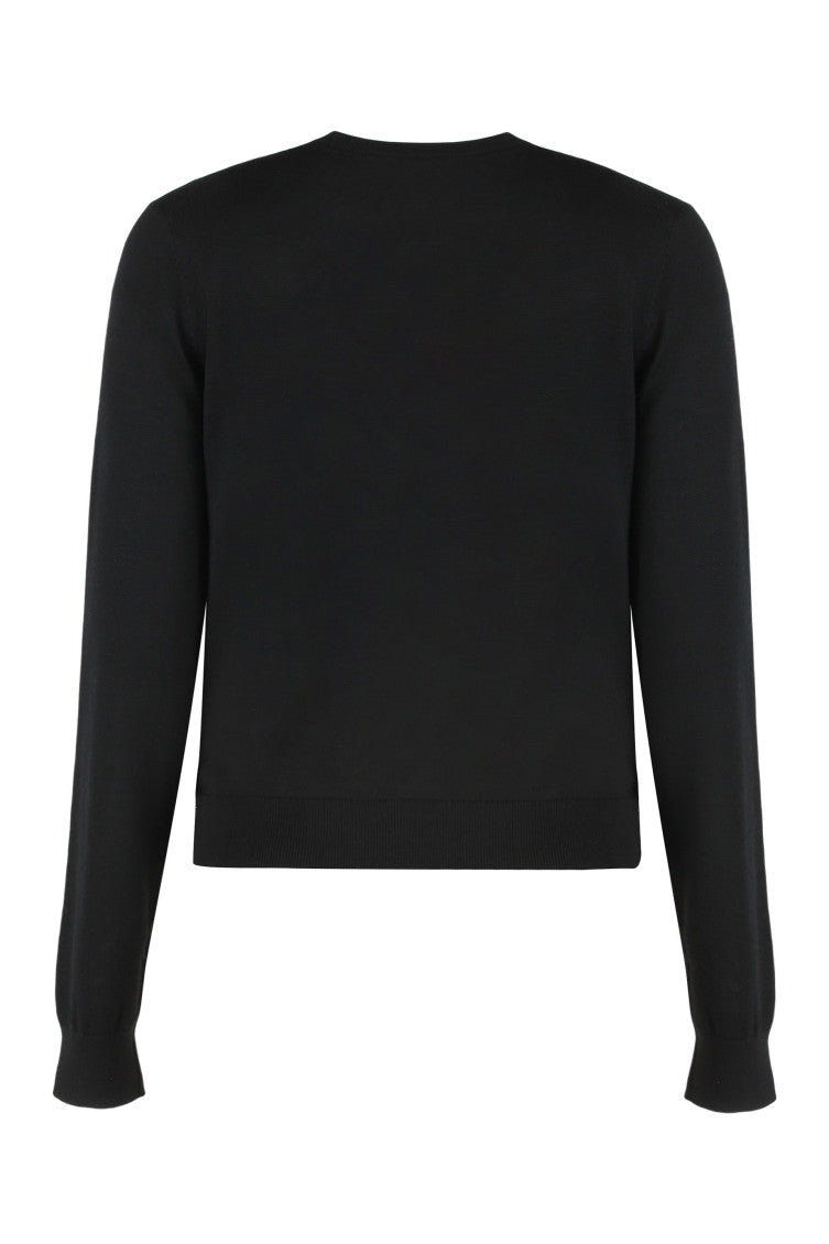 Black Round Neck Sweater 2