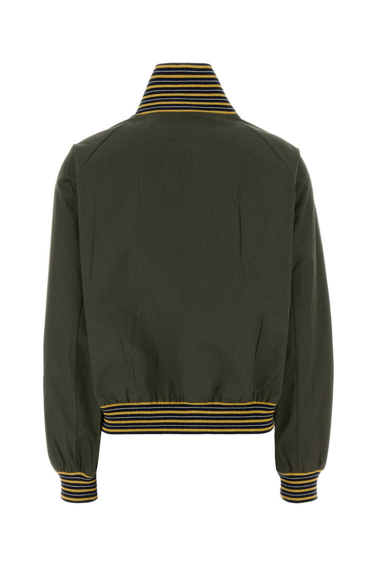 Green Turtle Neck Jacket 2