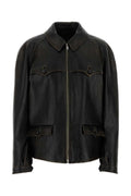 Black Shirt Collar Jacket 1